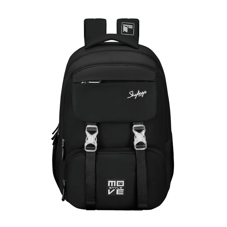 SKYBAGS SONIC PRO School Backpack for Boys & Girls, 42L, 3 Compartments Insulated Tiffin Compartment, Laptop Bag, Organizer   File Sleeve, Stylish & Trendy, Water Resistant, Lightweight Bags School