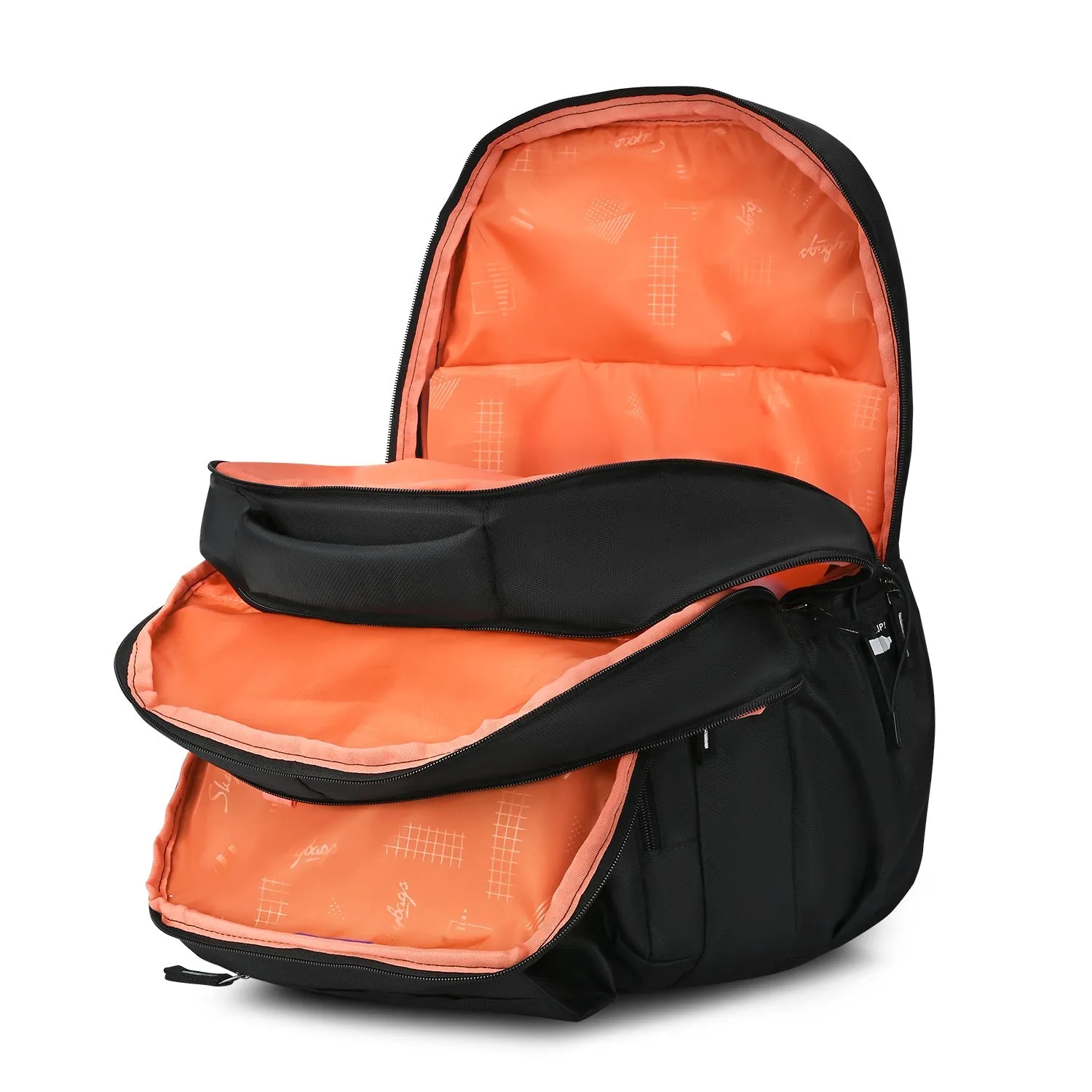 SKYBAGS SONIC PRO School Backpack for Boys & Girls, 42L, 3 Compartments Insulated Tiffin Compartment, Laptop Bag, Organizer   File Sleeve, Stylish & Trendy, Water Resistant, Lightweight Bags School