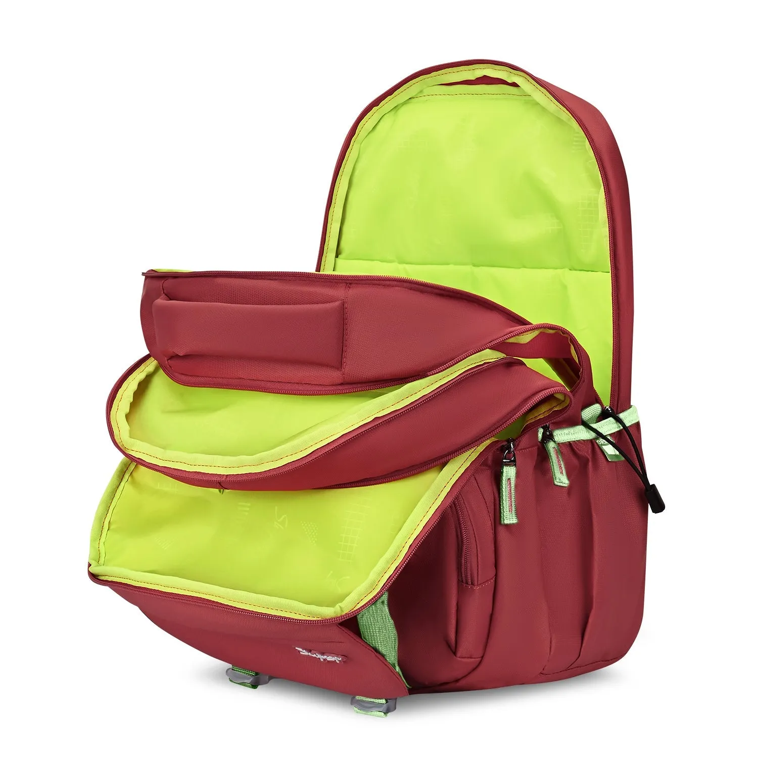 SKYBAGS SONIC PRO School Backpack for Boys & Girls, 42L, 3 Compartments Insulated Tiffin Compartment, Laptop Bag, Organizer   File Sleeve, Stylish & Trendy, Water Resistant, Lightweight Bags School