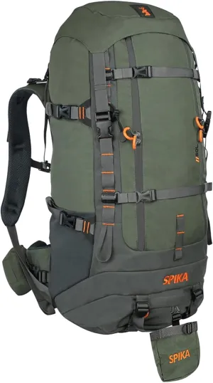 SPIKA Hunting Backpacks for Men,Internal Frame Hunting Pack with Rifle Holder,40L/80L   Extendable Capacity for Bow Rifle Gun