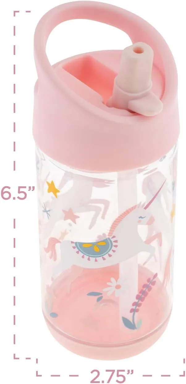 Stephen Joseph Flip Top Bottle, BUTTERFLY