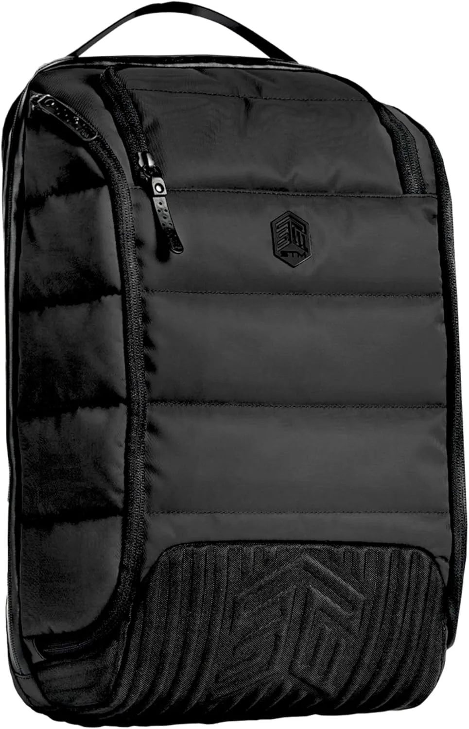 STM Dux 16L Backpack - Slim, Rugged, Comfortable, Innovative, waterproof zipper, Versatile, 360 Degree Protective Backpack for Men & Women, Fits up to a 16" Laptop Plus a Tablet Sleeve - Black