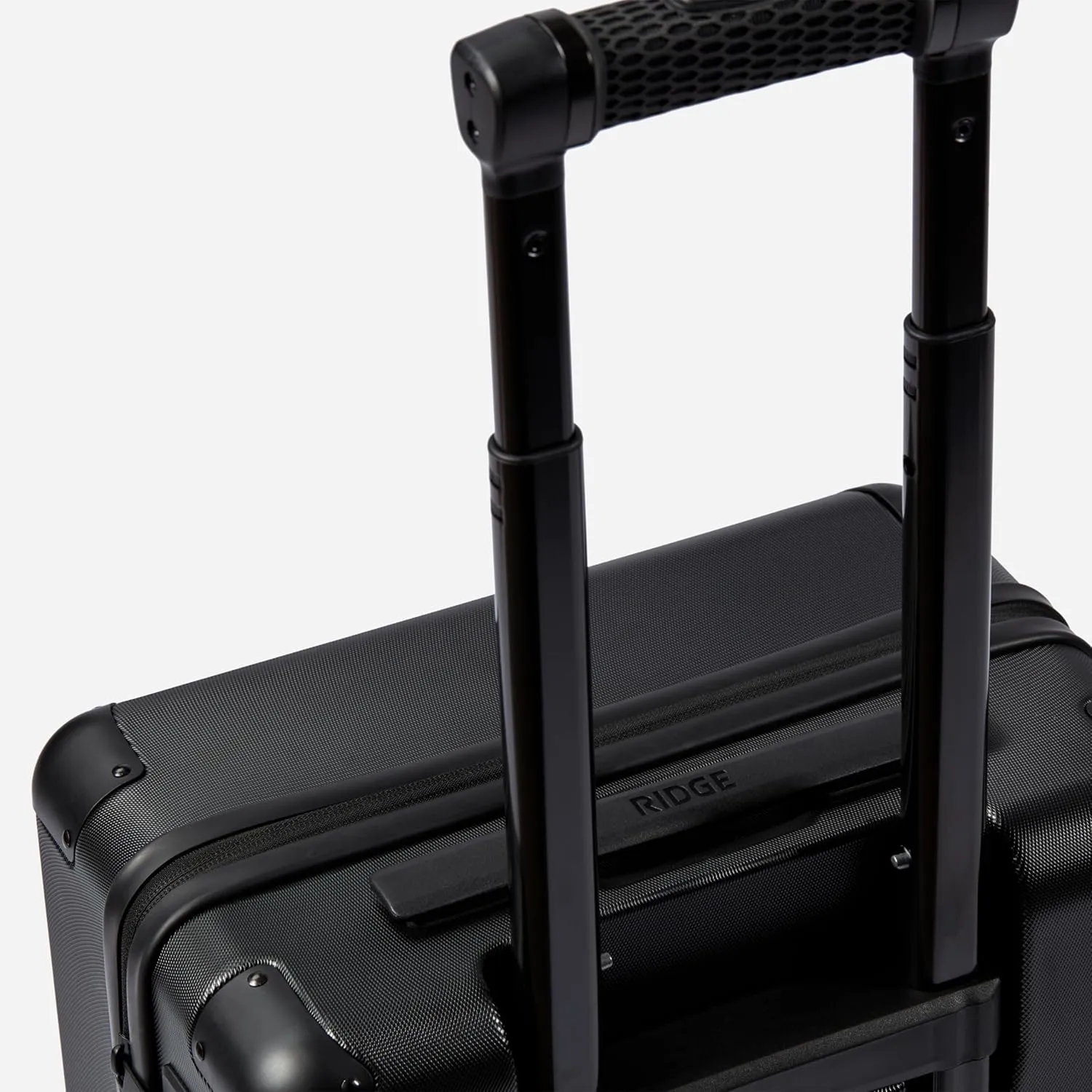 The Ridge Premium Hard Shell Carry On Luggage - TSA Approved Lock - 360° Spinner Wheels for Travel - Royal Black