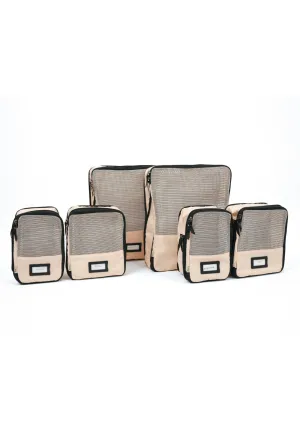 The Suitcase Set - Compression Packing Cubes 6 pc