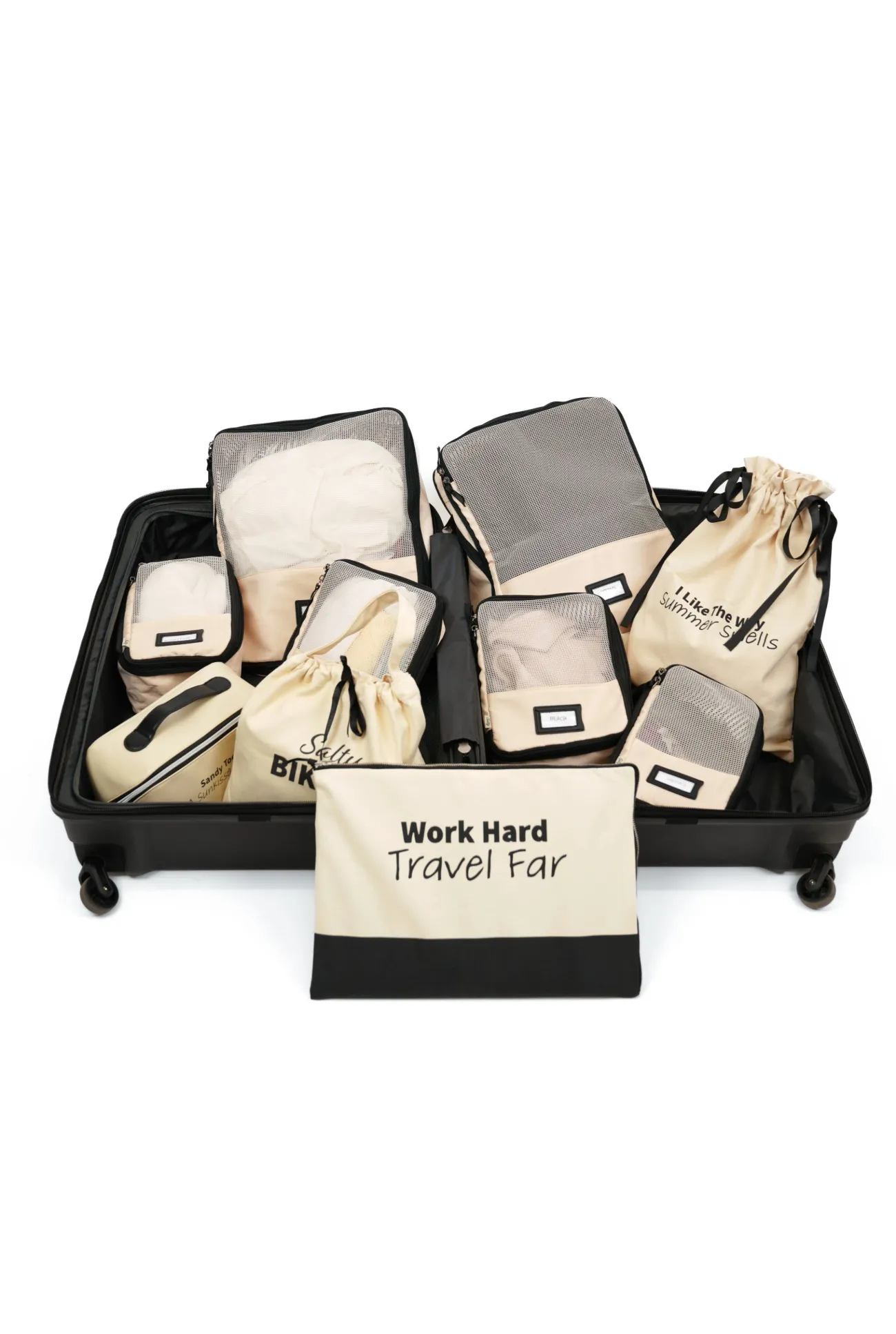 The Suitcase Set - Compression Packing Cubes 6 pc