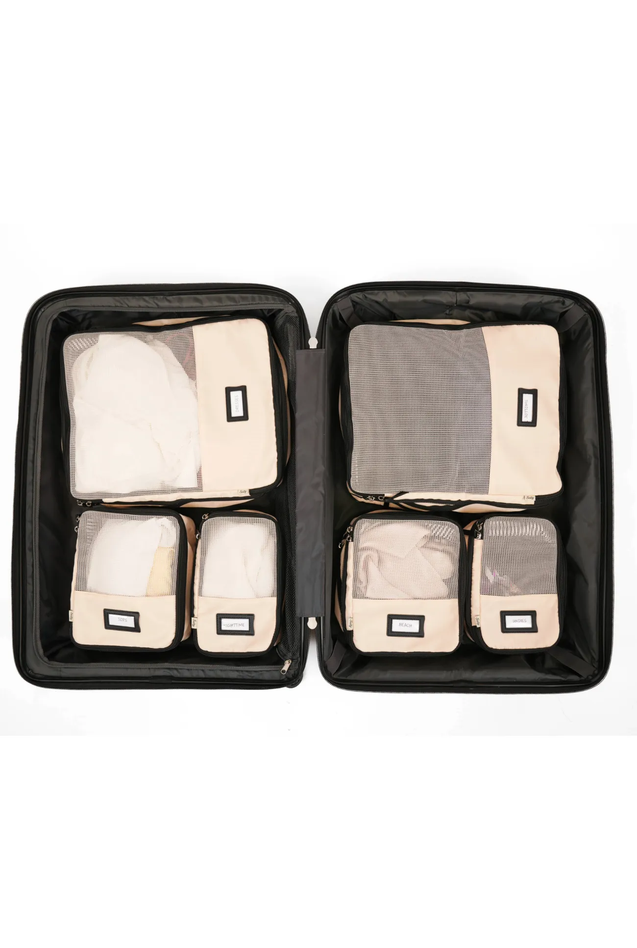 The Suitcase Set - Compression Packing Cubes 6 pc