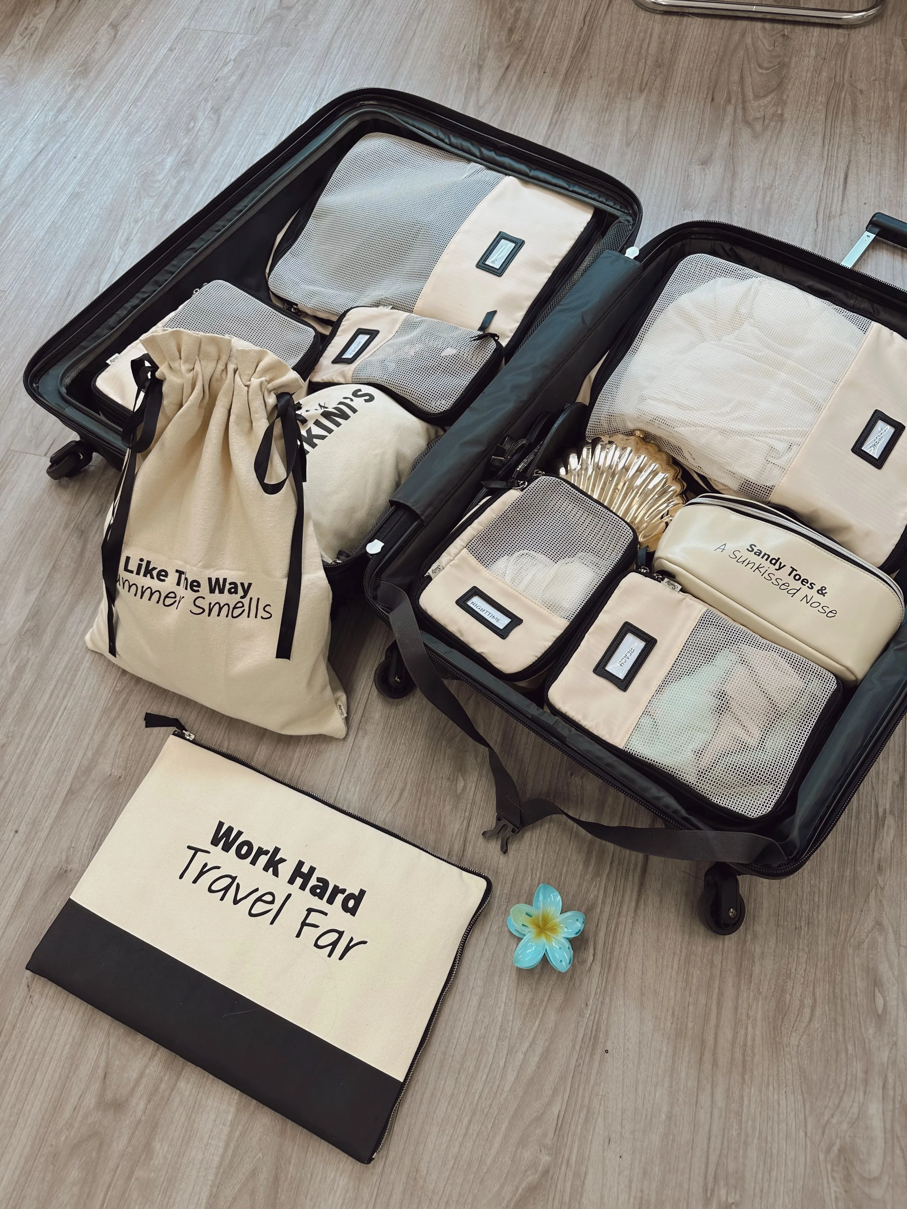 The Suitcase Set - Compression Packing Cubes 6 pc