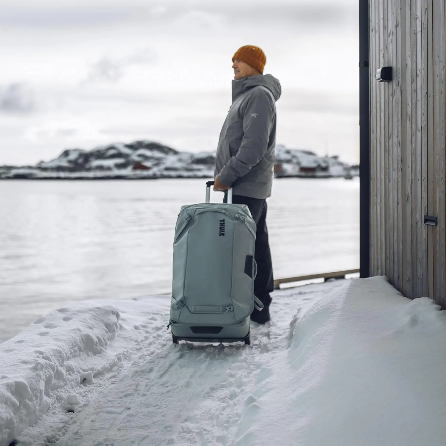Thule Chasm Wheeled Duffel Suitcase, Pond Gray
