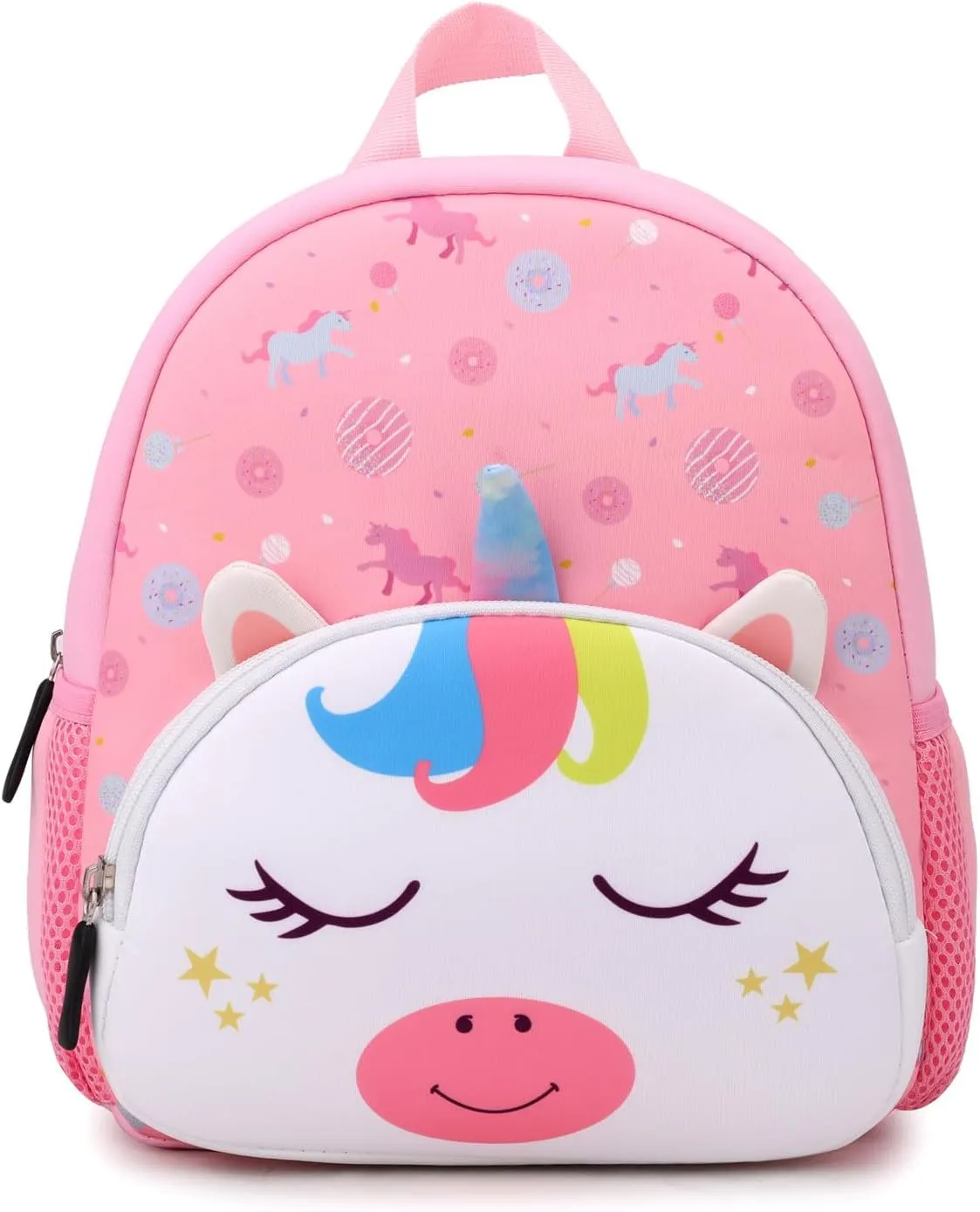 Toddler Backpack Neoprene Zoo Kids Casual Backpack Water Resistance Kindergarten Preschool Bags for Little Boys Girls