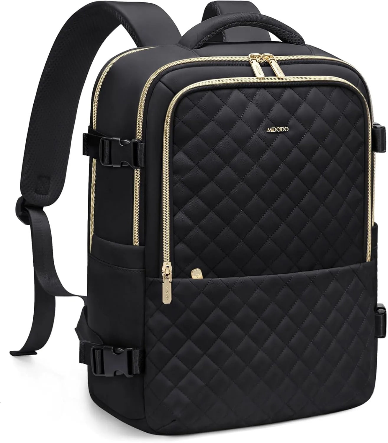 Travel Backpack for Women Men - Large Carry On Luggage Laptop Backpack Lightweight Daypack Waterproof Causal Bookbag Computer Backpack for College,Travel,Work,Fits 15.6Inch, 36L, Black