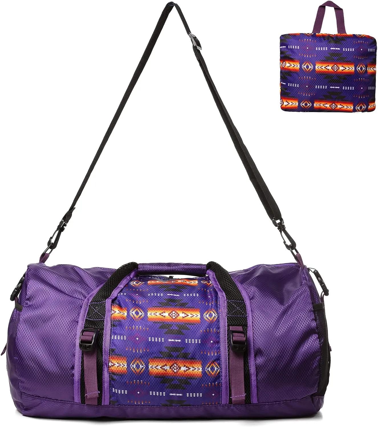 Travel Duffel Bag for Women Men, Lightweight Packable Duffle Bag for Gym, with Pocket and Adjustable Strap for Camping Travel Gear