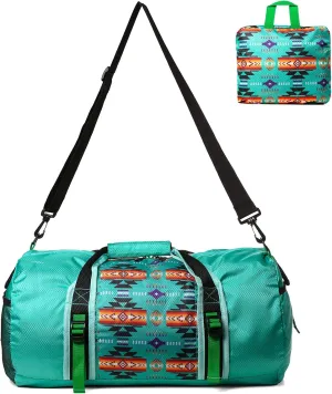 Travel Duffel Bag for Women Men, Lightweight Packable Duffle Bag for Gym, with Pocket and Adjustable Strap for Camping Travel Gear