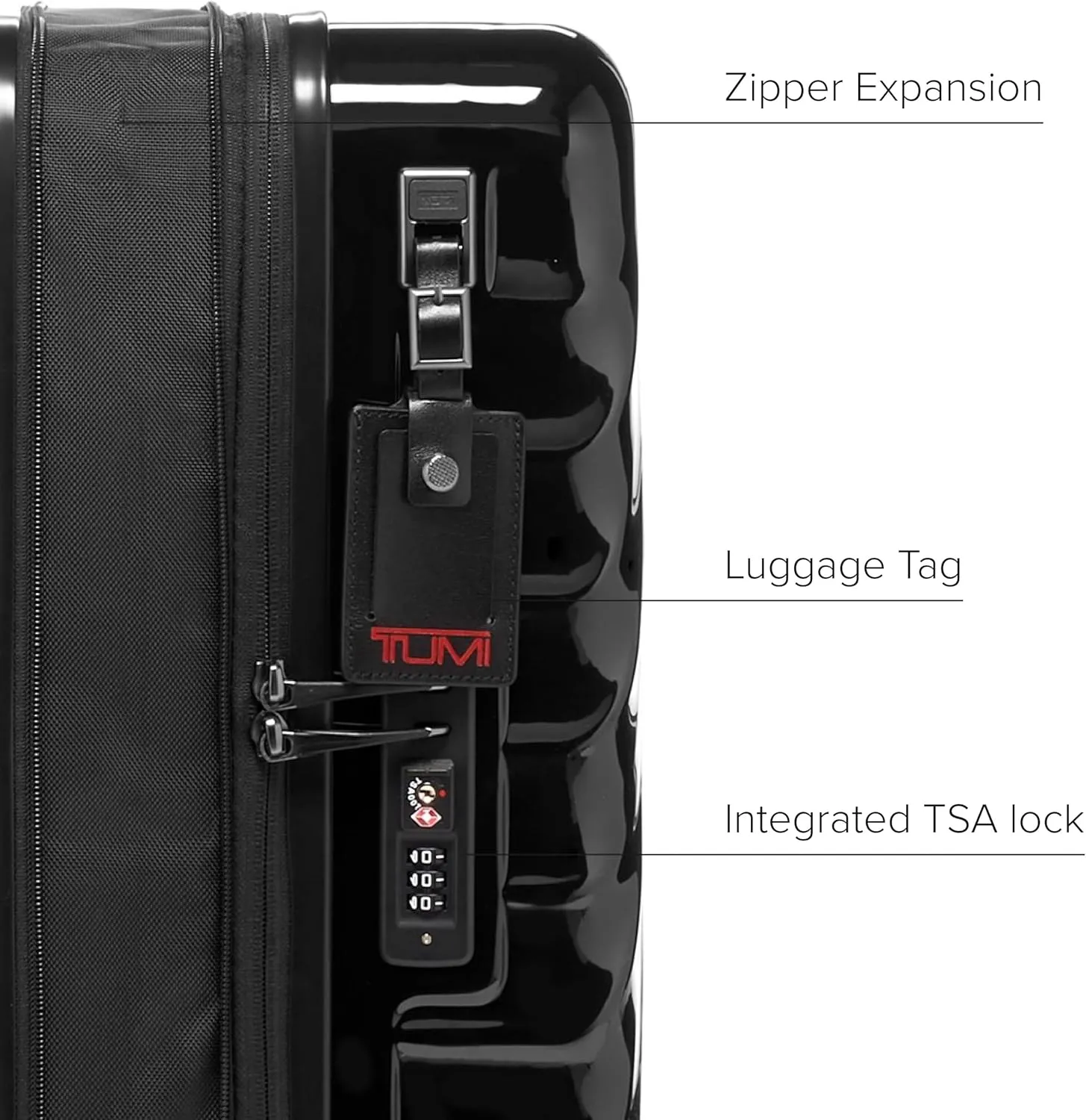 TUMI - 19 Degree Continental Expandable 4 Wheeled Carry-On - Carry-On Bag - Travel Accessories - 21.8" X 15.8" X 9.0" - Black