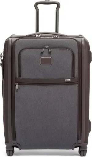 TUMI Short Trip Expandable 4-Wheeled Packing Case - Carry-On Suitcase with Combination Lock & Removable Garment Sleeve - Anthracite