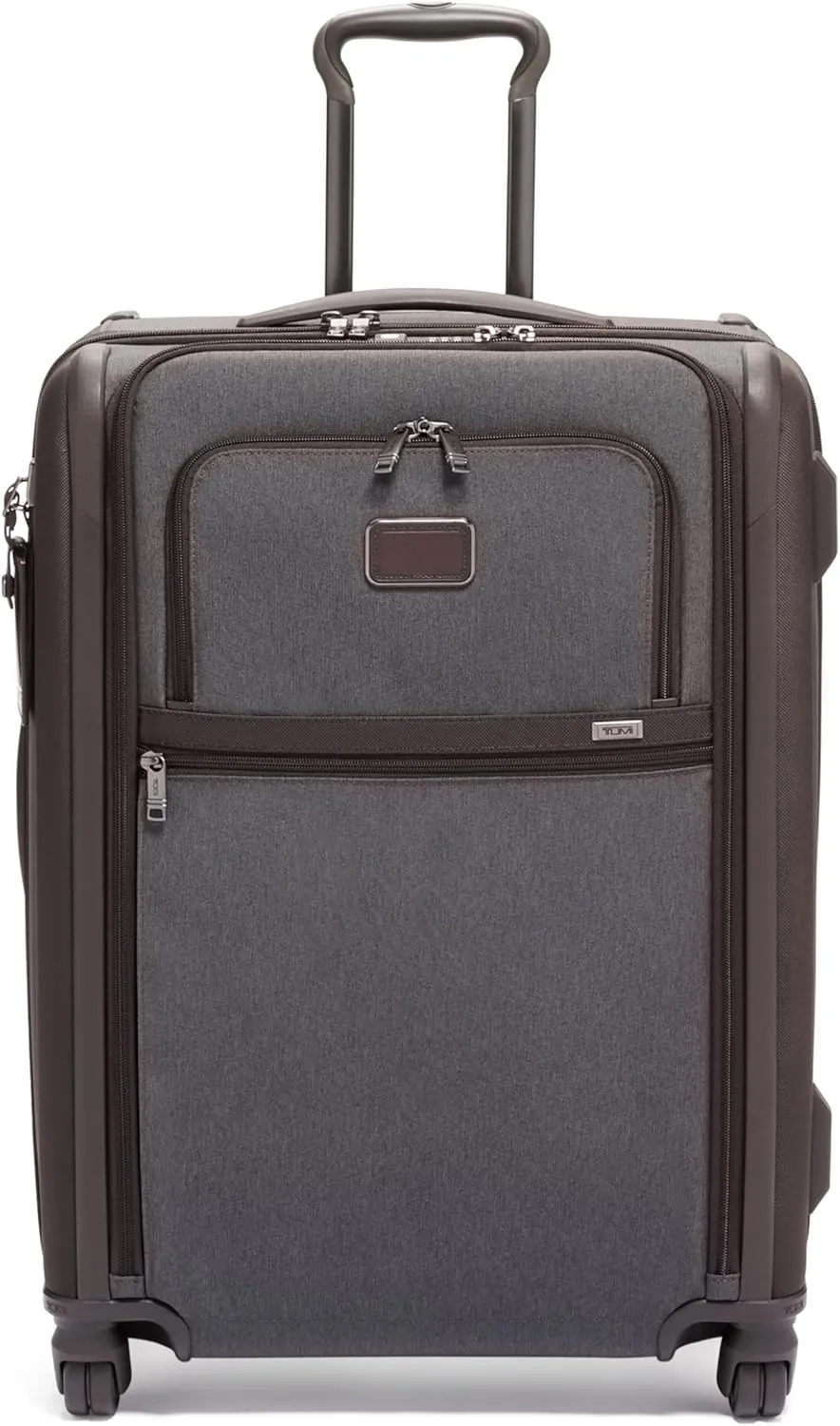 TUMI Short Trip Expandable 4-Wheeled Packing Case - Carry-On Suitcase with Combination Lock & Removable Garment Sleeve - Anthracite
