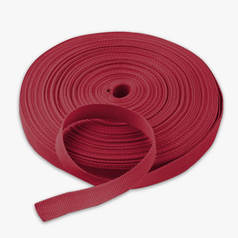 Twill Tape Polyester Maroon #13 25mm