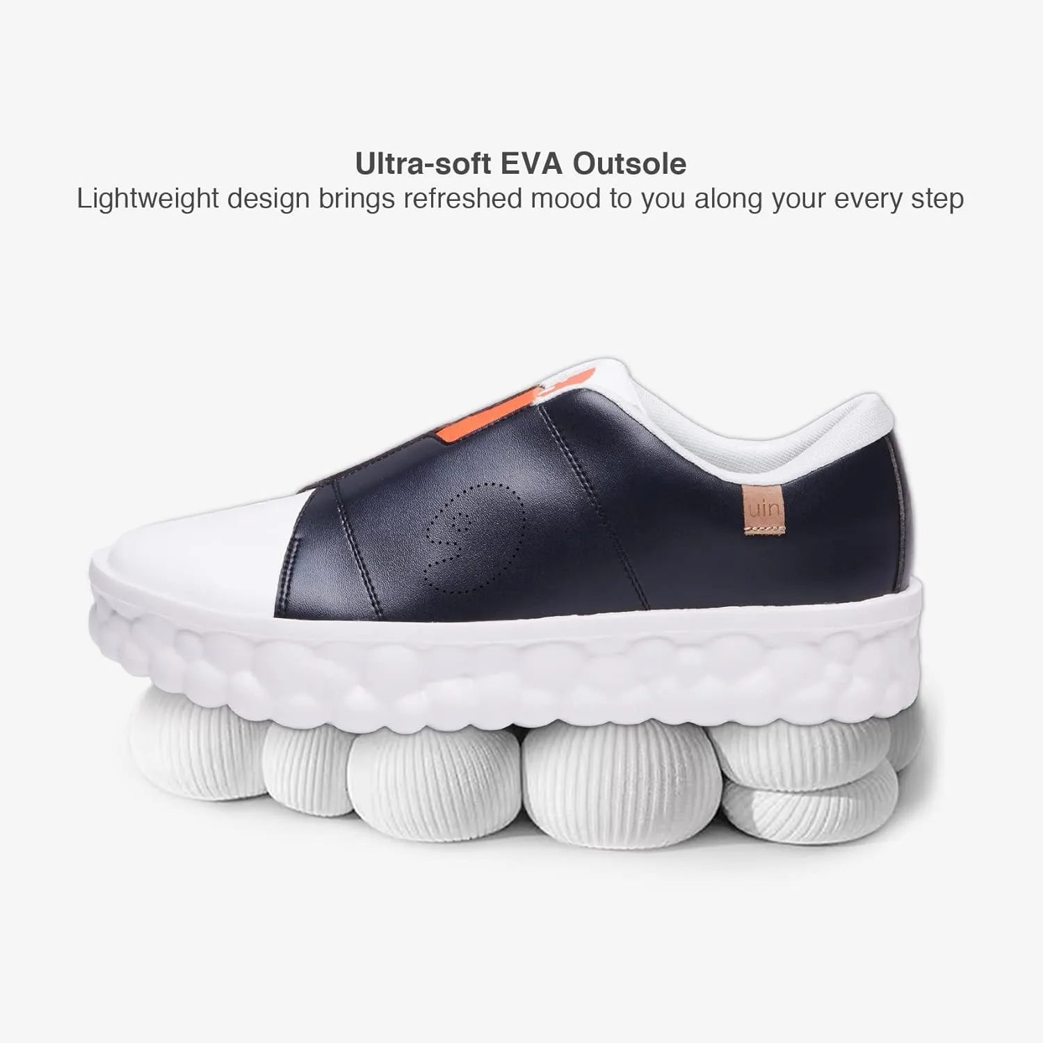 UIN Men's Fashion Sneakers Lightweight Walking Casual Slip Ons Art Painted Athletic Travel Skate Shoes Las Ramblas