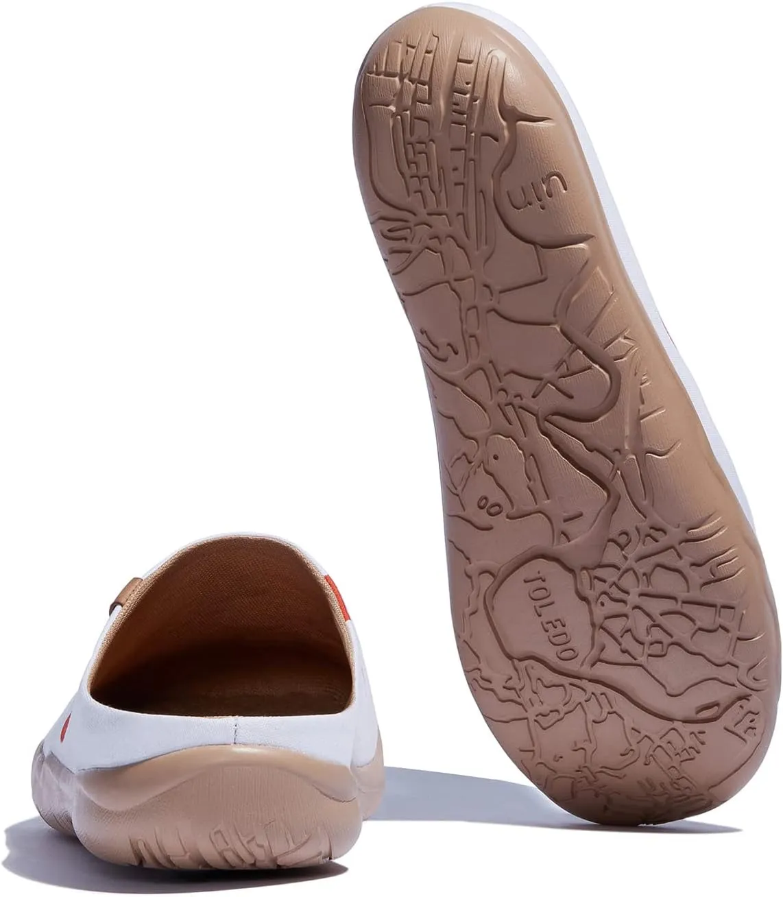 UIN Men's Painted Slipper Lightweight Comfort Mules Walking Casual Household Slip Ons Art Travel Shoes Malaga