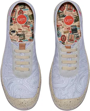 UIN Women's Fashion Sneakers Lightweight Walking Casual Slip Ons Loafers Comfortable Art Painted Travel Shoes Cadiz