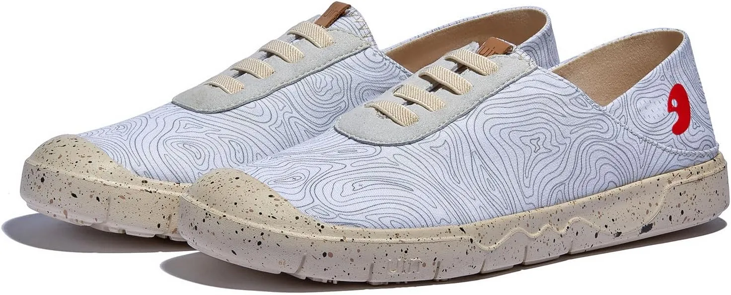 UIN Women's Fashion Sneakers Lightweight Walking Casual Slip Ons Loafers Comfortable Art Painted Travel Shoes Cadiz