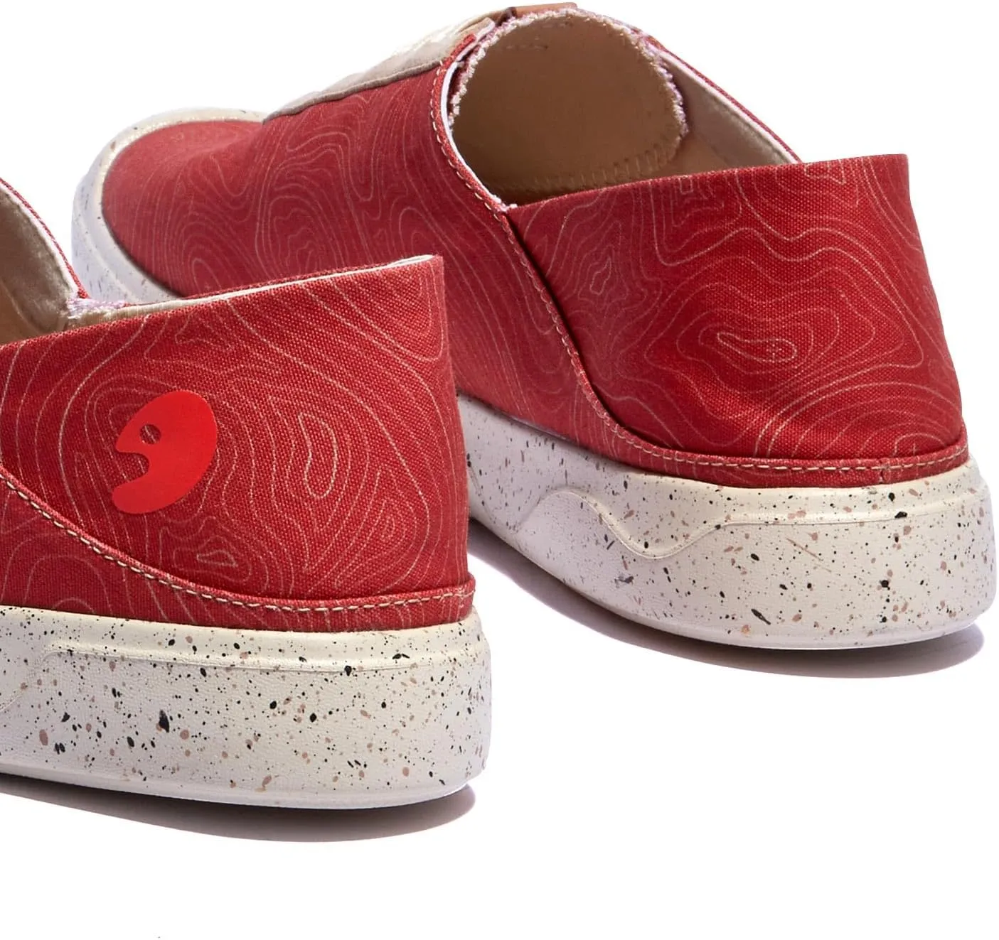 UIN Women's Fashion Sneakers Lightweight Walking Casual Slip Ons Loafers Comfortable Art Painted Travel Shoes Cadiz
