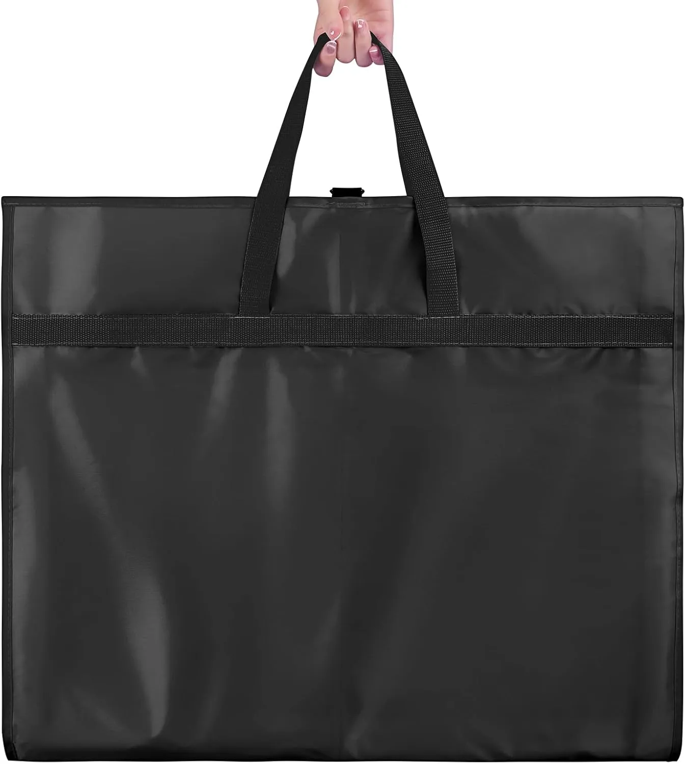 Univivi Dance Garment Bags for Dancers, 3" Gusseted Garment Bags for Dance Costumes with 5 Pockets, 40" Dance Garment Bag with Puppy Pattern for Dance Competitions and Travel (Black)