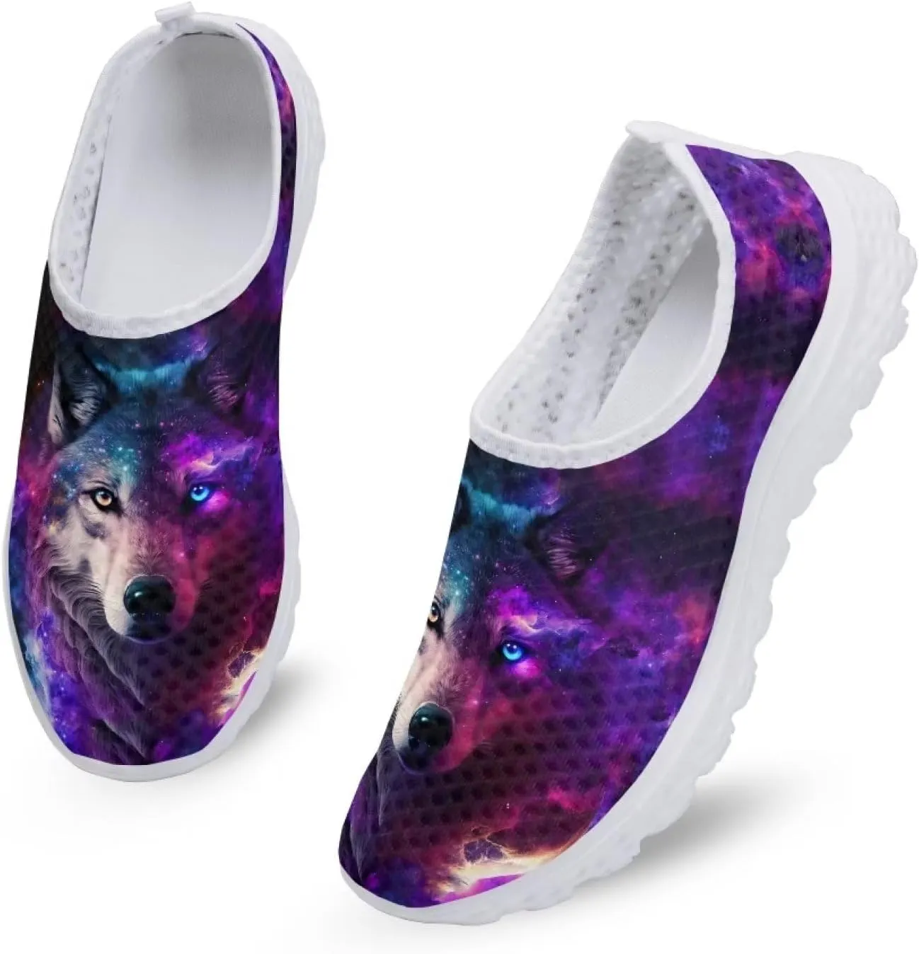 Uourmeti Women’S Running Shoes Gym Walking Workout Sneakers Slip Ons Size 5.5-11.5