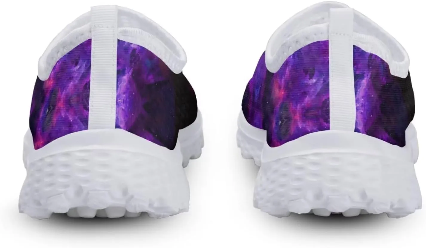 Uourmeti Women’S Running Shoes Gym Walking Workout Sneakers Slip Ons Size 5.5-11.5