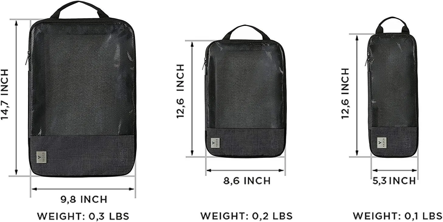VASCO Compression Packing Cubes for Travel