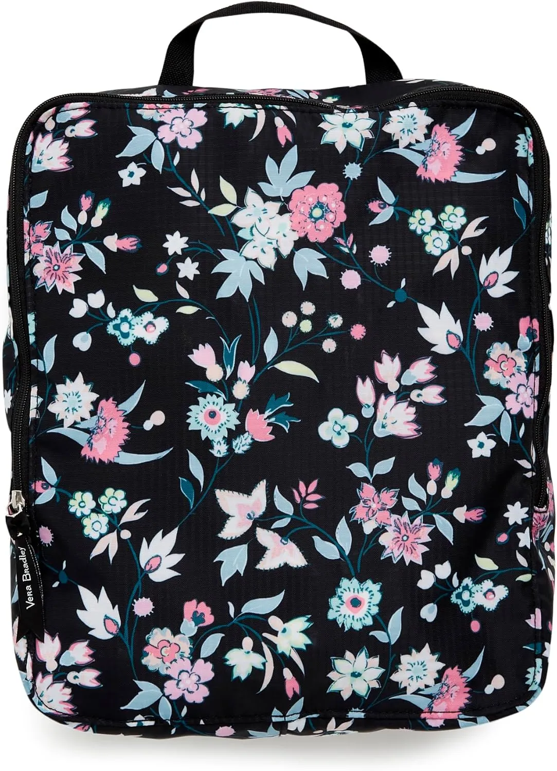Vera Bradley Women's Compression Packing Cube 3-Piece Set Travel Accessory, Botanical Ditsy, One Size