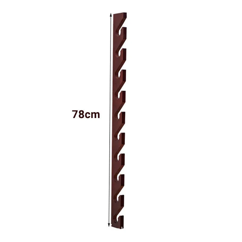 Wooden Multi-Hook Coat & Hat Rack