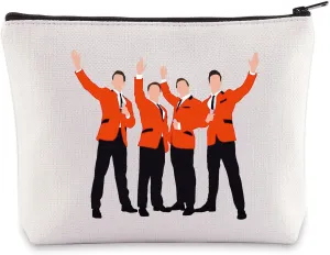 WZMPA Musical Cosmetic Bag Band Fans Gift Musical Character Makeup Zipper Pouch Bag Theater Drama Merchandise (4 People)