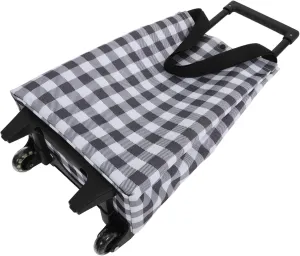 Zerodeko Collapsible Shopping Cart on Wheels Lightweight Grocery Cart Bag Wheels for